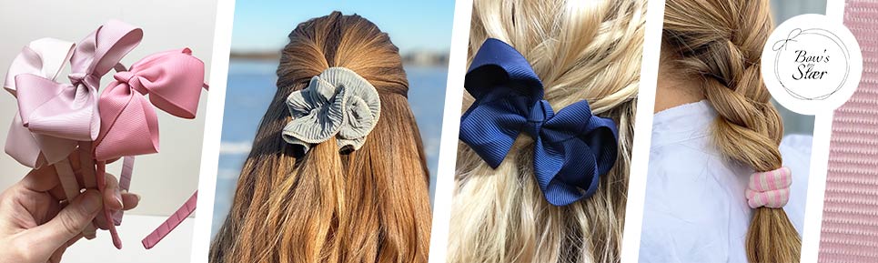 Bows By Str Hair Clips and Hairband for Kids