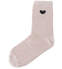 Name It Socks - NkfSilva - Deauville Mauve/Heart