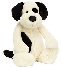 Jellycat Soft Toy - Large - 67x29 cm - Bashful Black & Cream Pup